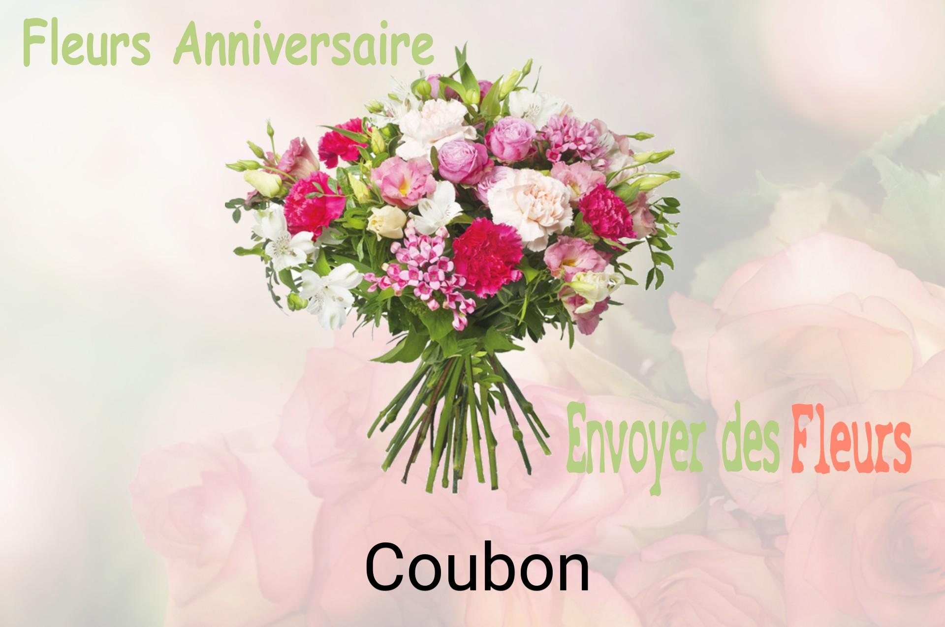 Bouquet de fleurs d’anniversaire livré à Coubon
